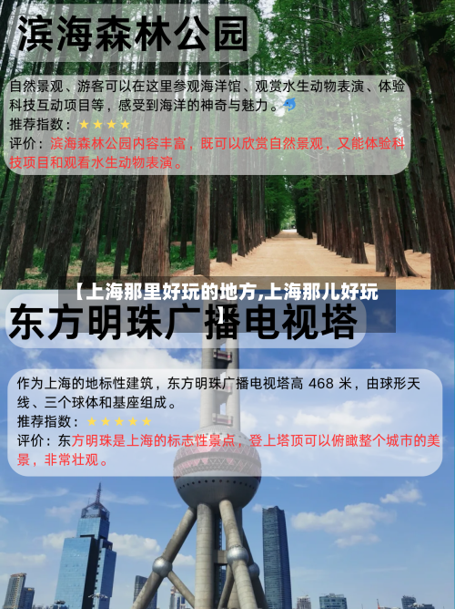 【上海那里好玩的地方,上海那儿好玩】-第2张图片