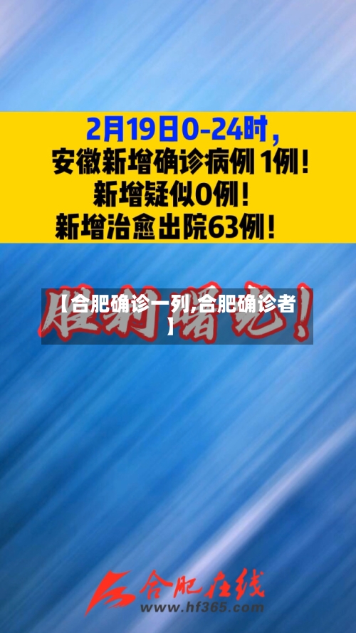 【合肥确诊一列,合肥确诊者】
