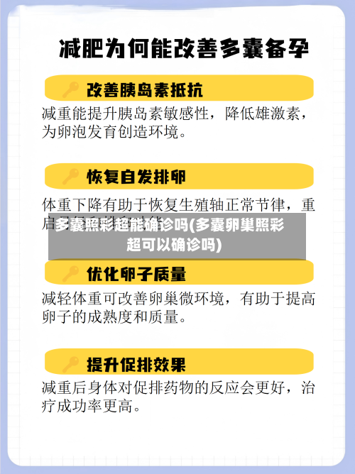 多囊照彩超能确诊吗(多囊卵巢照彩超可以确诊吗)