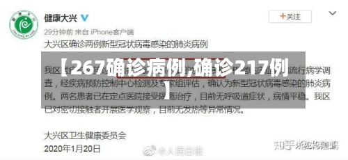 【267确诊病例,确诊217例】-第2张图片