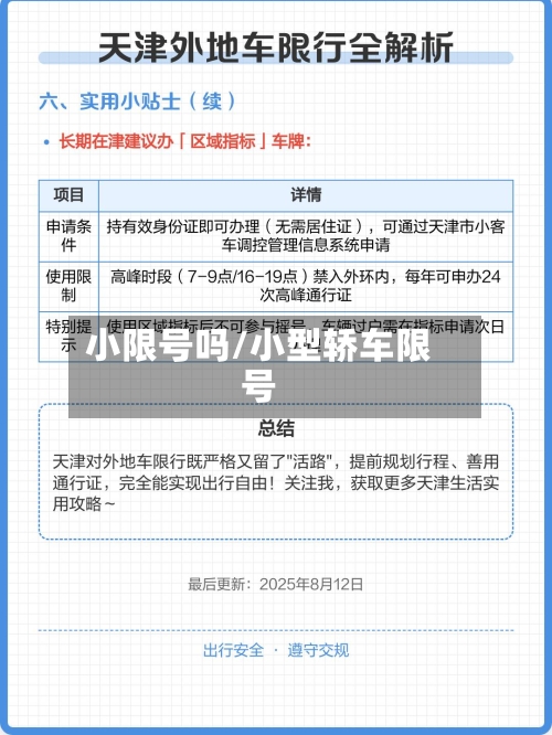 小限号吗/小型轿车限号-第2张图片