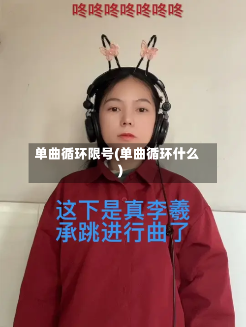 单曲循环限号(单曲循环什么)-第3张图片