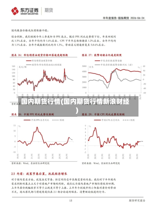 国内期货行情(国内期货行情新浪财经)