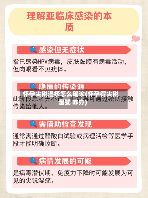 怀孕尖锐湿疹怎么确诊(怀孕得尖锐湿犹 咋办)