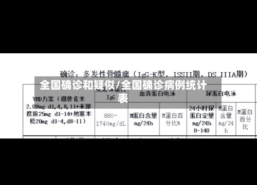 全国确诊和疑似/全国确诊病例统计表-第2张图片