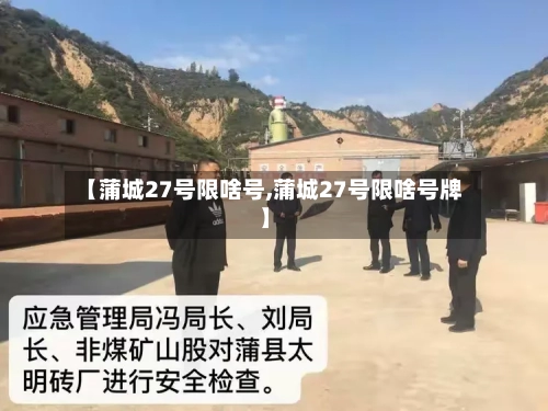 【蒲城27号限啥号,蒲城27号限啥号牌】