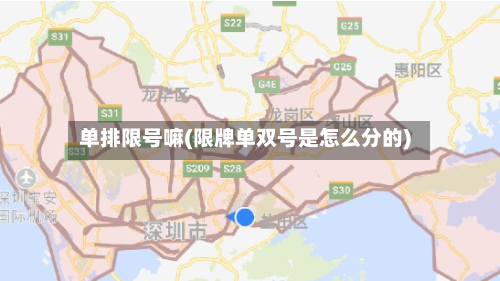 单排限号嘛(限牌单双号是怎么分的)-第1张图片