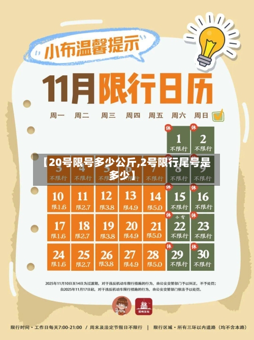 【20号限号多少公斤,2号限行尾号是多少】-第2张图片