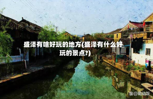 盛泽有啥好玩的地方(盛泽有什么好玩的景点?)