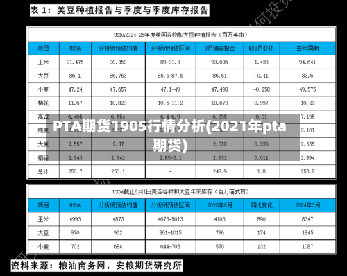 PTA期货1905行情分析(2021年pta期货)-第2张图片