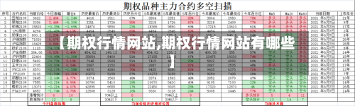 【期权行情网站,期权行情网站有哪些】-第1张图片