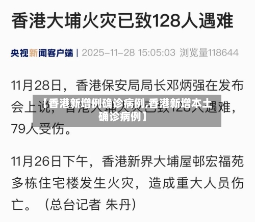 【香港新增例确诊病例,香港新增本土确诊病例】-第2张图片