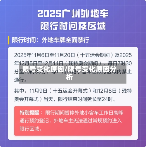 限号变化原因/限号变化原因分析-第2张图片
