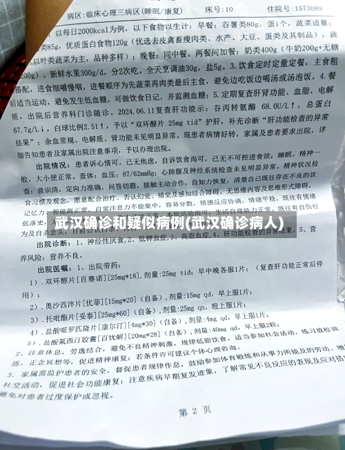 武汉确诊和疑似病例(武汉确诊病人)-第2张图片