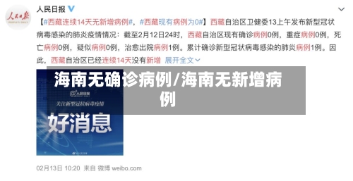 海南无确诊病例/海南无新增病例-第3张图片