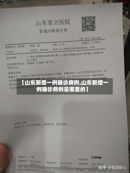 【山东新增一例确诊病例,山东新增一例确诊病例是哪里的】-第3张图片