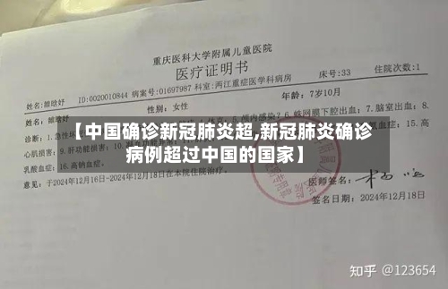 【中国确诊新冠肺炎超,新冠肺炎确诊病例超过中国的国家】-第1张图片