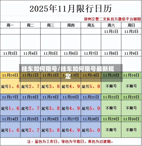 挂车如何限号/挂车如何限号最新规定