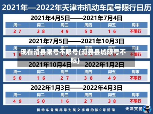 现在滑县限号不限号(滑县县城限号不限)-第2张图片