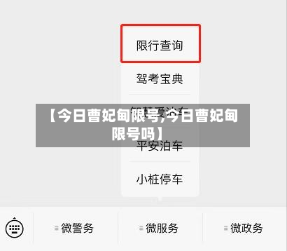 【今日曹妃甸限号,今日曹妃甸限号吗】-第2张图片