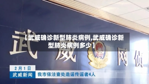 【武威确诊新型肺炎病例,武威确诊新型肺炎病例多少】-第3张图片