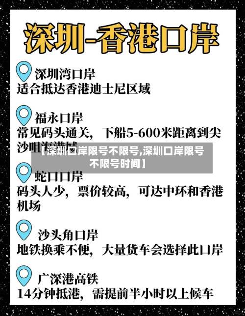 【深圳口岸限号不限号,深圳口岸限号不限号时间】-第2张图片