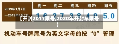 【开封2017限号,2020年开封车限号】-第3张图片