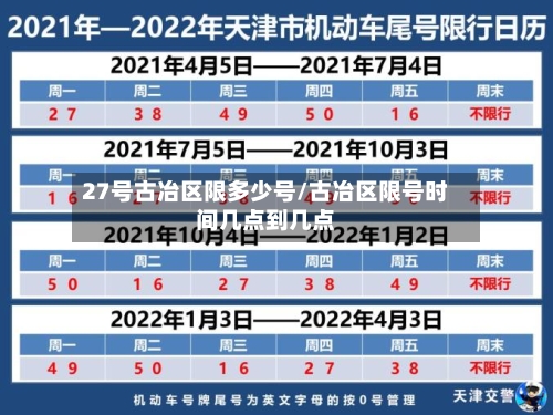 27号古冶区限多少号/古冶区限号时间几点到几点-第3张图片