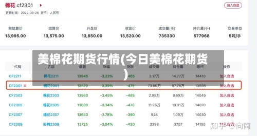 美棉花期货行情(今日美棉花期货)-第2张图片
