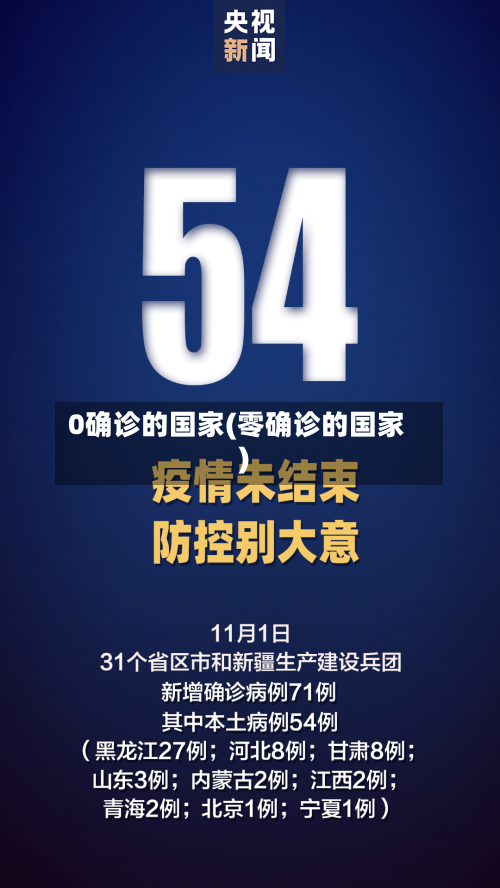 0确诊的国家(零确诊的国家)-第2张图片