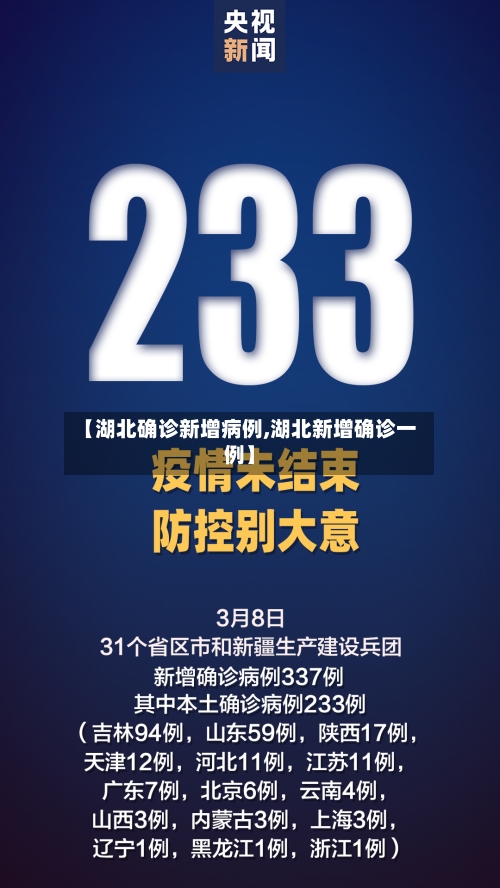 【湖北确诊新增病例,湖北新增确诊一例】-第2张图片