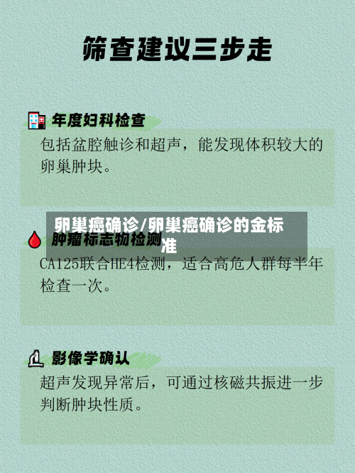 卵巢癌确诊/卵巢癌确诊的金标准