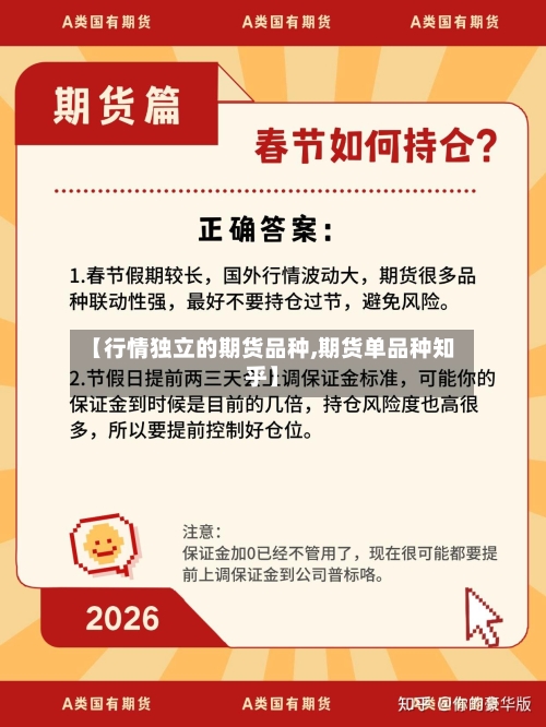 【行情独立的期货品种,期货单品种知乎】