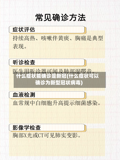 什么症状能确诊是新冠(什么症状可以确诊为新型冠状病毒)