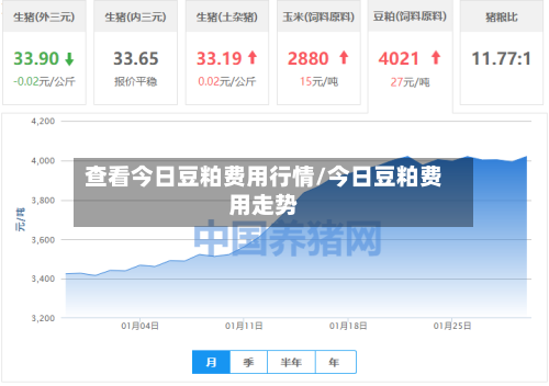 查看今日豆粕费用行情/今日豆粕费用走势