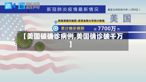 【美国破确诊病例,美国确诊破千万】