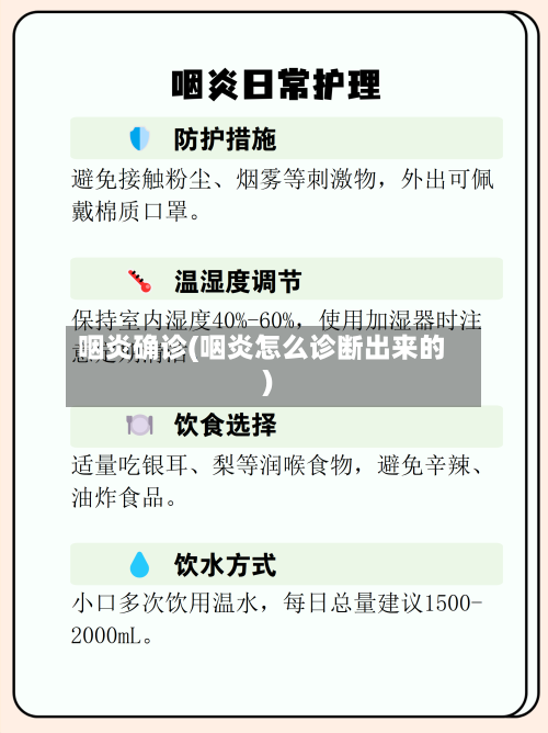 咽炎确诊(咽炎怎么诊断出来的)-第3张图片