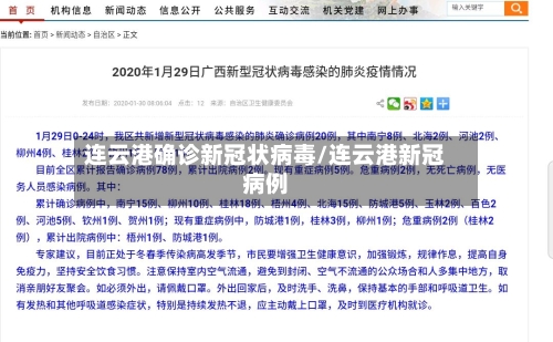 连云港确诊新冠状病毒/连云港新冠病例-第2张图片