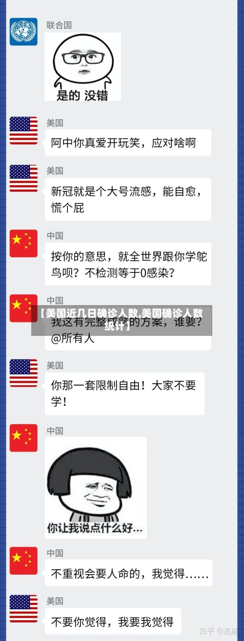 【美国近几日确诊人数,美国确诊人数统计】