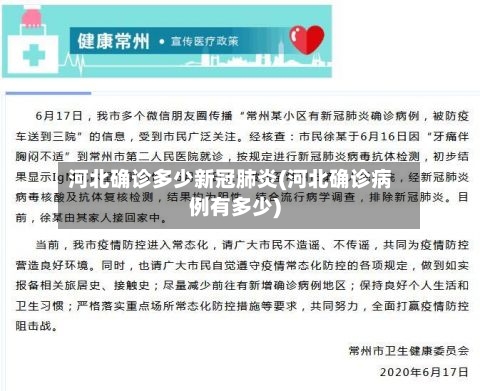 河北确诊多少新冠肺炎(河北确诊病例有多少)