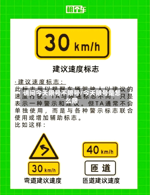 请问今天限号不限号/今天限号是怎么限