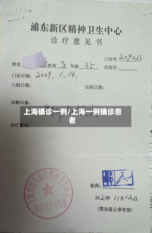上海确诊一例/上海一例确诊患者-第3张图片
