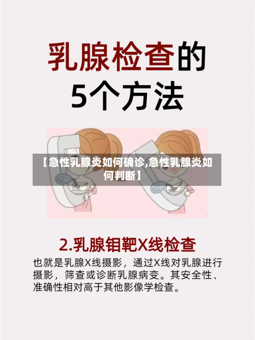 【急性乳腺炎如何确诊,急性乳腺炎如何判断】-第2张图片