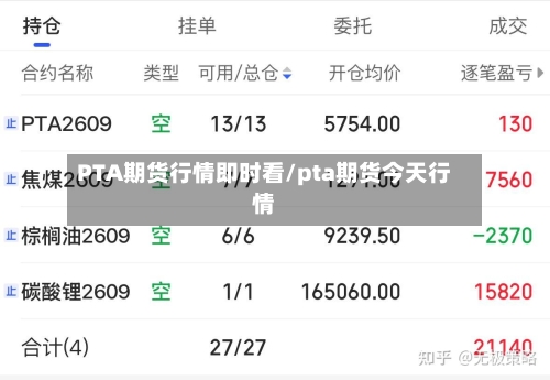 PTA期货行情即时看/pta期货今天行情