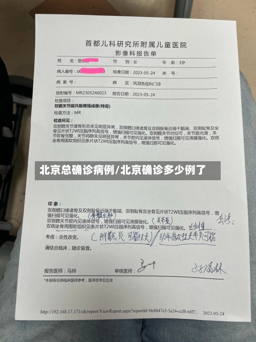 北京总确诊病例/北京确诊多少例了