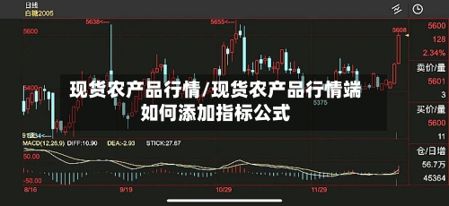 现货农产品行情/现货农产品行情端如何添加指标公式