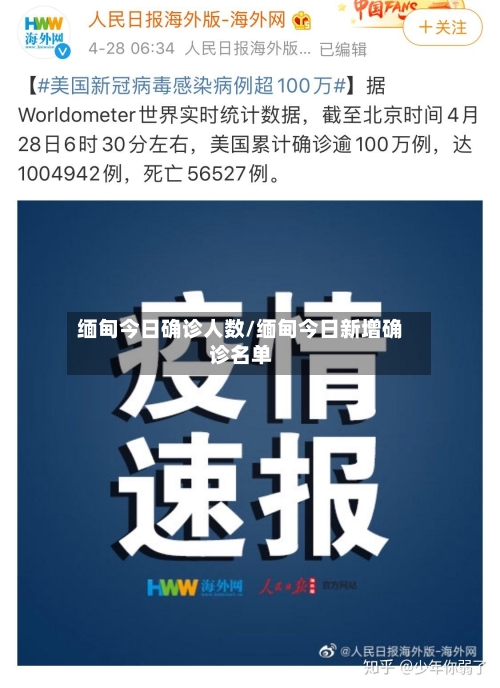 缅甸今日确诊人数/缅甸今日新增确诊名单