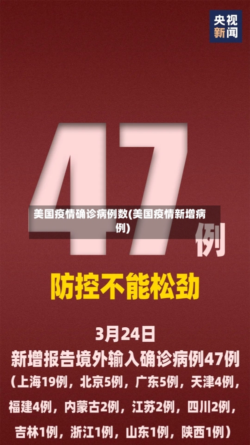 美国疫情确诊病例数(美国疫情新增病例)