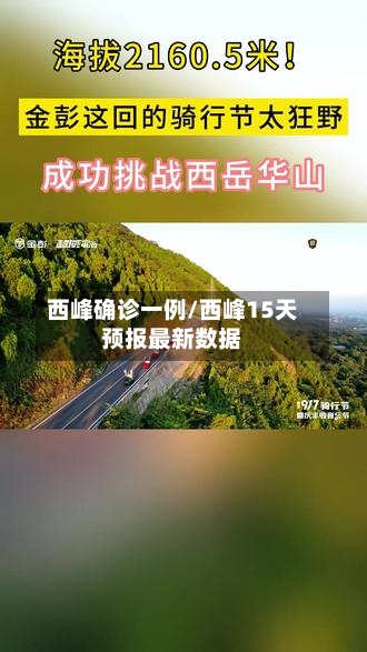 西峰确诊一例/西峰15天预报最新数据