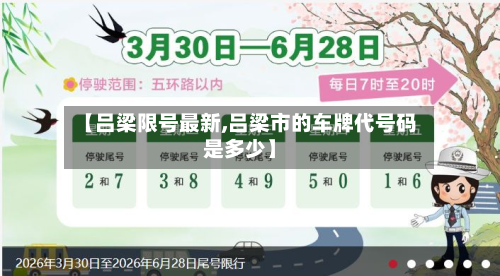【吕梁限号最新,吕梁市的车牌代号码是多少】-第2张图片